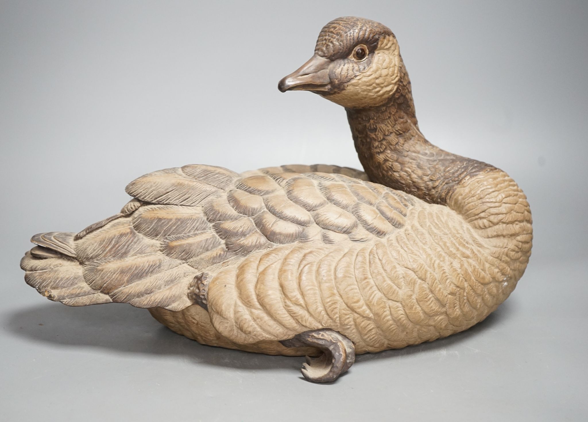 A Poole pottery model of a Canada goose, 40cm